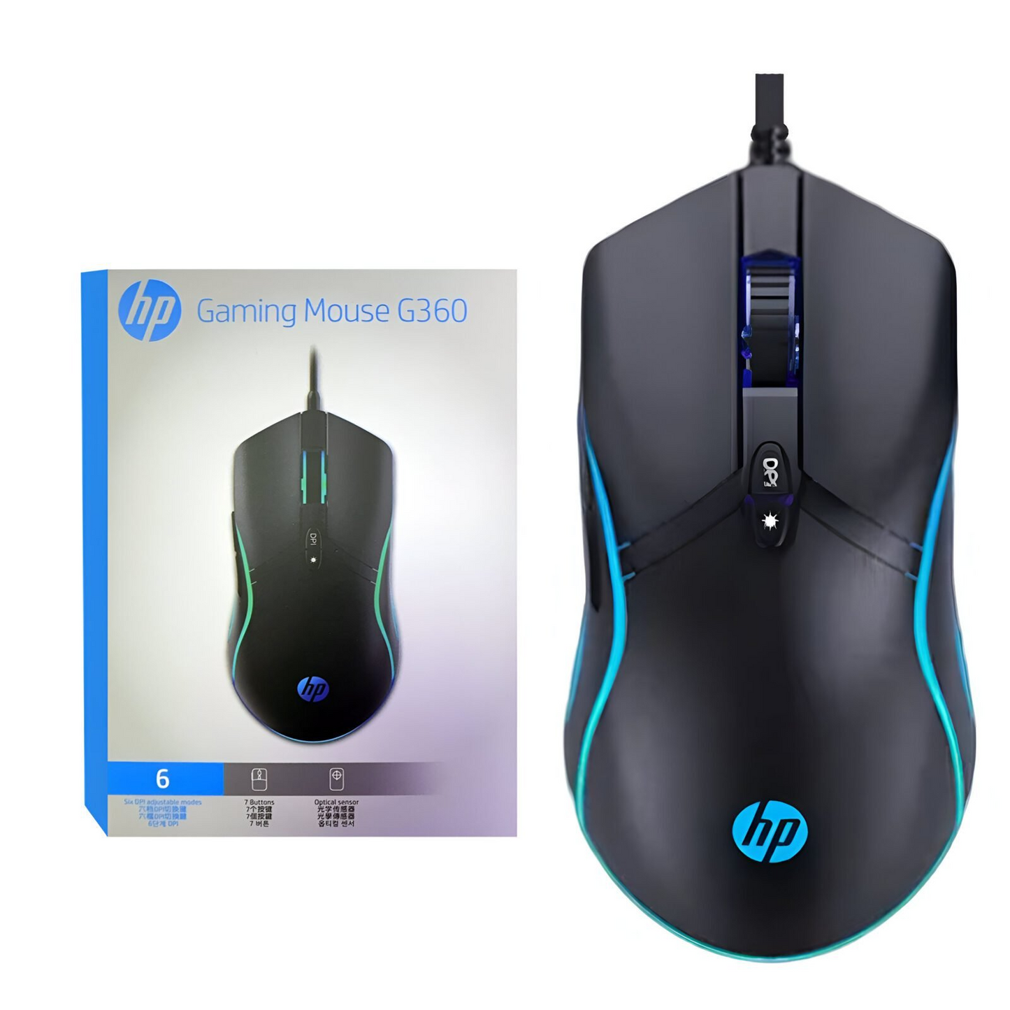 Hp G360 Dpi 6200 6 Buttons