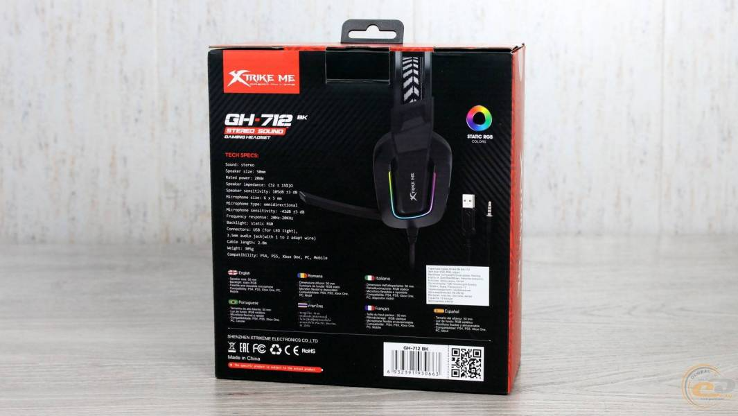 Xtrike Me Gh712 Rgb Gaming