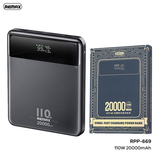 Remax rpp-622 20w+22.5w pd+QC fast charge power bank 10000mah Black