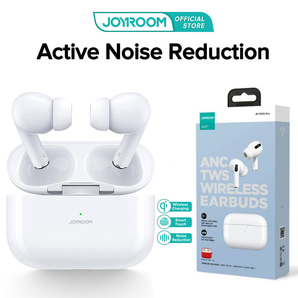 ORIGINAL Joyroom Jr-T03s Pro Anc Noise Cancellation With Pop Up Windows Wireless Earbuds